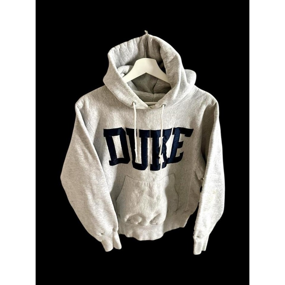 Vintage 90s Stitch The Cotton Exchange Duke Sweatshirt Gray USA Sz‎ Small Hoodie